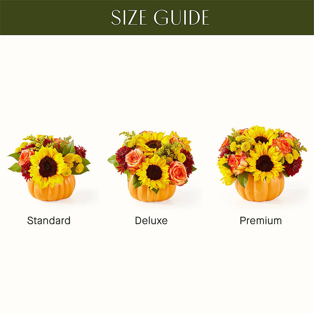Golden Gourd Pumpkin Bouquet – SIXTO'S FLOWER SHOP, Union City NJ