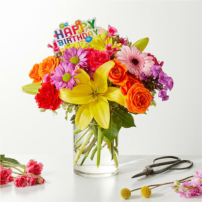 Cue the Confetti - A Florist Original – SIXTO'S FLOWER SHOP, Union City NJ