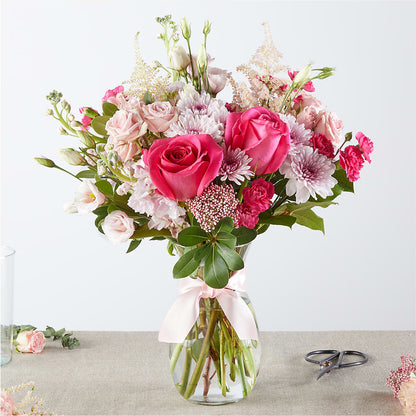 Pink Ribbon - A Florist Original – SIXTO'S FLOWER SHOP, Union City NJ