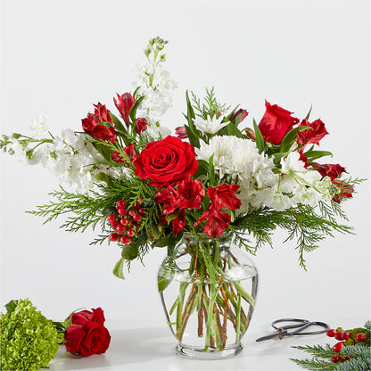 Merry Moment Bouquet – A Florist Original – SIXTO'S FLOWER SHOP, Union City NJ