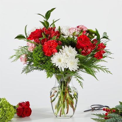 Merry Moment Bouquet – A Florist Original – SIXTO'S FLOWER SHOP, Union City NJ
