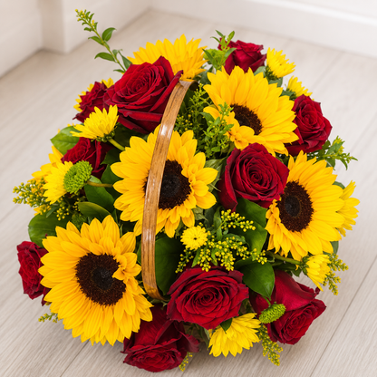 I Love You Floral Basket – SIXTO'S FLOWER SHOP, Union City NJ
