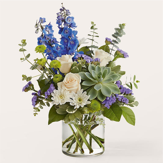 Cerulean Waves Bouquet – SIXTO'S FLOWER SHOP, Union City NJ