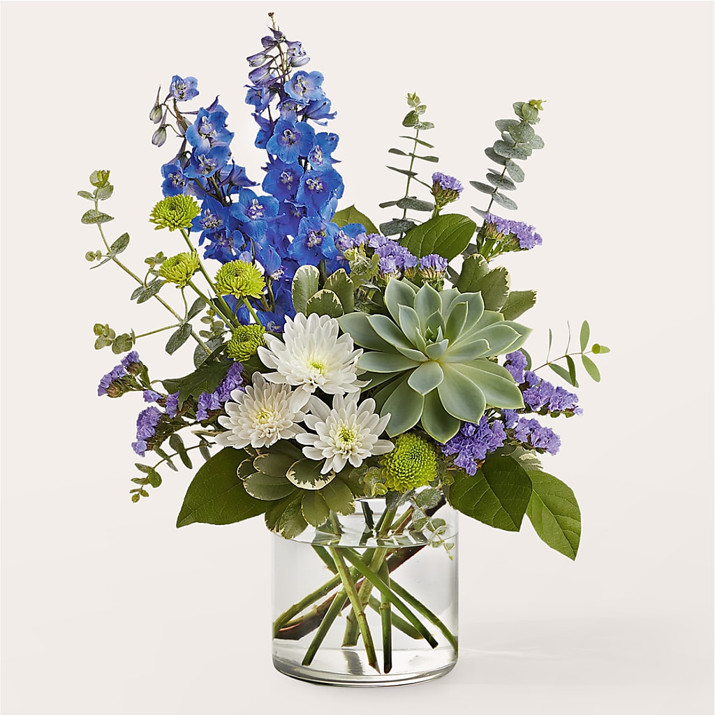 Cerulean Waves Bouquet – SIXTO'S FLOWER SHOP, Union City NJ