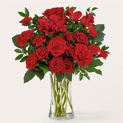 Brilliant Ruby Bouquet – SIXTO'S FLOWER SHOP, Union City NJ