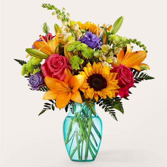 Double Rainbow Bouquet – SIXTO'S FLOWER SHOP, Union City NJ