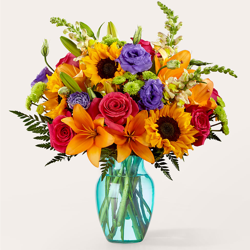 Double Rainbow Bouquet – SIXTO'S FLOWER SHOP, Union City NJ