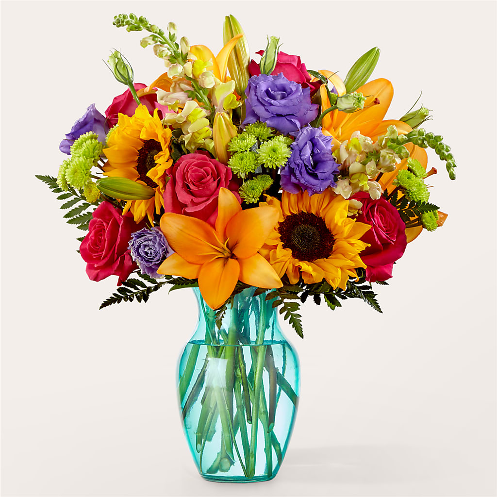 Double Rainbow Bouquet – SIXTO'S FLOWER SHOP, Union City NJ