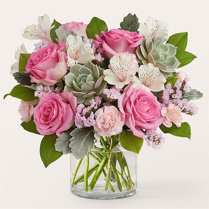 Dusty Rose Bouquet – SIXTO'S FLOWER SHOP, Union City NJ