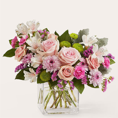 Pink Suede Bouquet – SIXTO'S FLOWER SHOP, Union City NJ