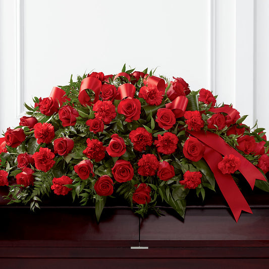 Tribute of Life Casket Spray – SIXTO'S FLOWER SHOP, Union City NJ