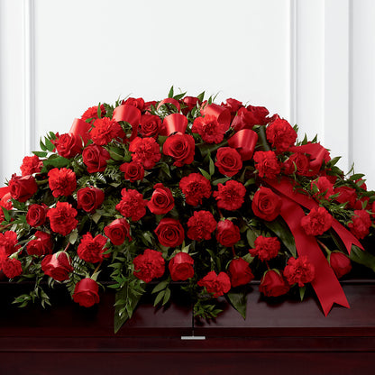 Tribute of Life Casket Spray – SIXTO'S FLOWER SHOP, Union City NJ