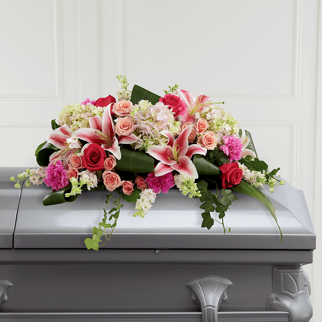 Splendid Grace Casket Spray – SIXTO'S FLOWER SHOP, Union City NJ