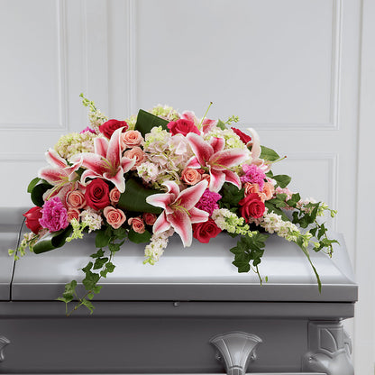 Splendid Grace Casket Spray – SIXTO'S FLOWER SHOP, Union City NJ