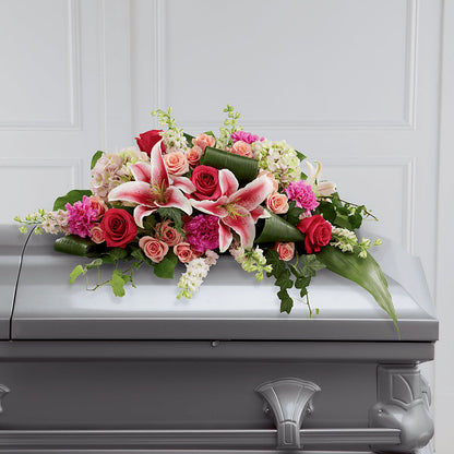 Splendid Grace Casket Spray – SIXTO'S FLOWER SHOP, Union City NJ