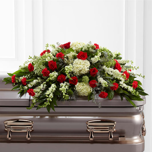 Sincerity Casket Spray – SIXTO'S FLOWER SHOP, Union City NJ