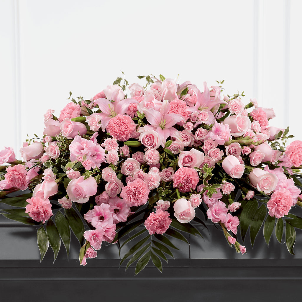 Garden of Comfort Casket Spray (Standard) – SIXTO'S FLOWER SHOP, Union City NJ