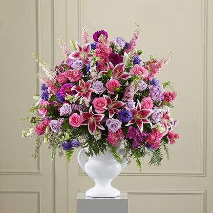 Peaceful Tribute Arrangement – SIXTO'S FLOWER SHOP, Union City NJ