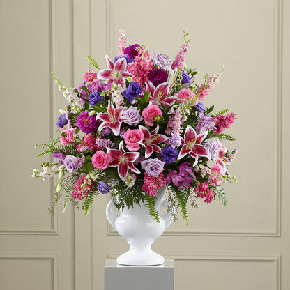 Peaceful Tribute Arrangement – SIXTO'S FLOWER SHOP, Union City NJ