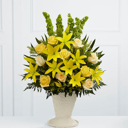 Golden Memories Arrangement – SIXTO'S FLOWER SHOP, Union City NJ