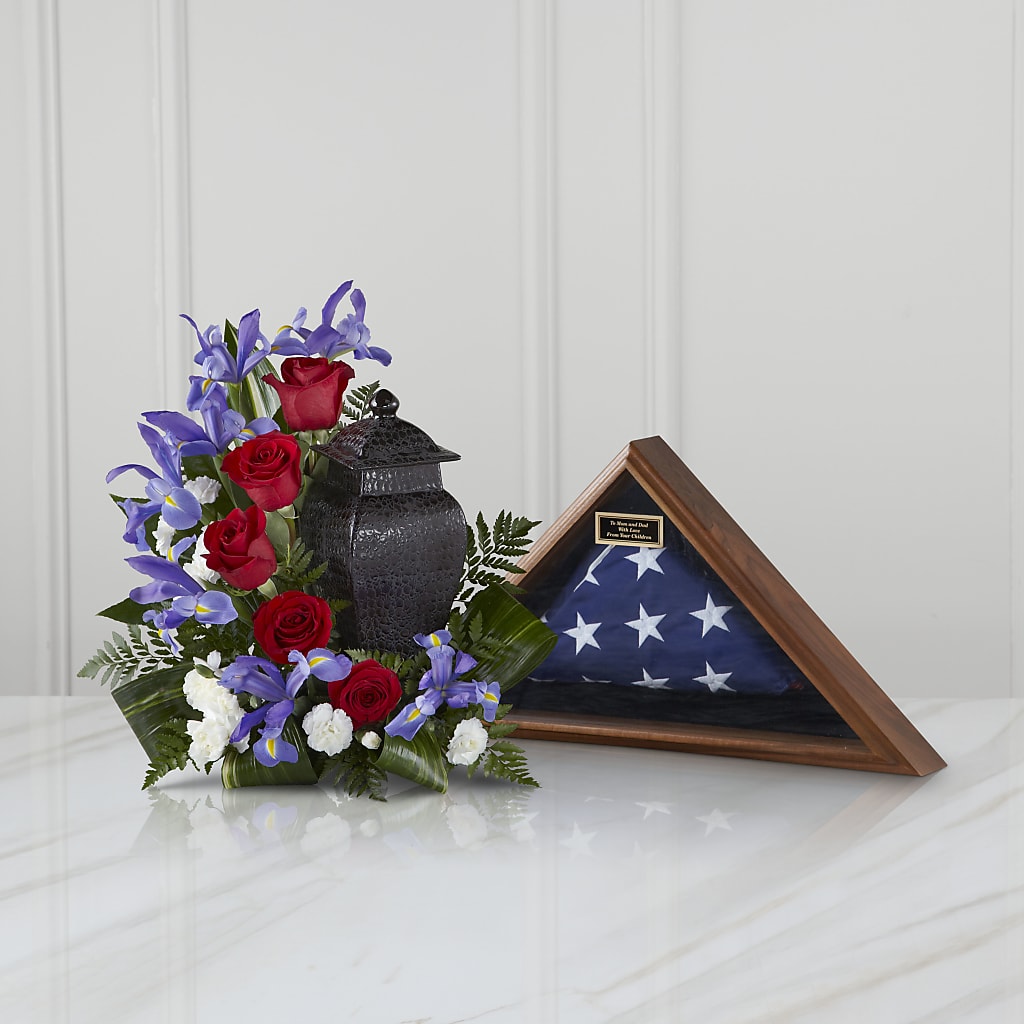 Patriotic Tribute Arrangement – SIXTO'S FLOWER SHOP, Union City NJ