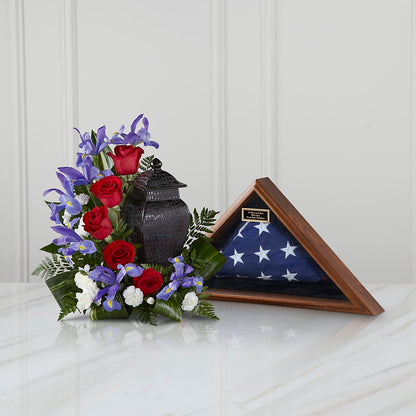 Patriotic Tribute Arrangement – SIXTO'S FLOWER SHOP, Union City NJ