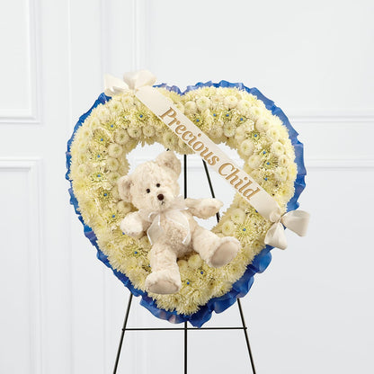 Precious Child Standing Heart – SIXTO'S FLOWER SHOP, Union City NJ
