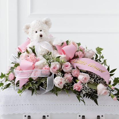 Touch of Sympathy Casket Spray – SIXTO'S FLOWER SHOP, Union City NJ