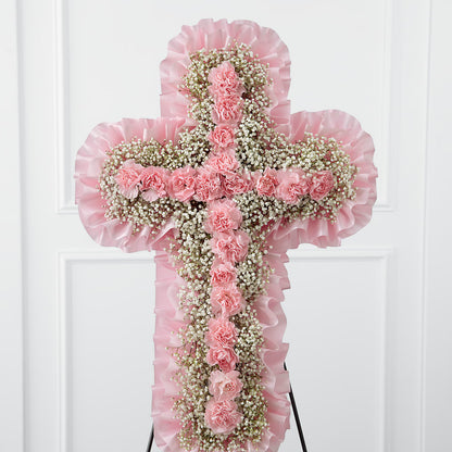 Angel's Cross Easel – SIXTO'S FLOWER SHOP, Union City NJ