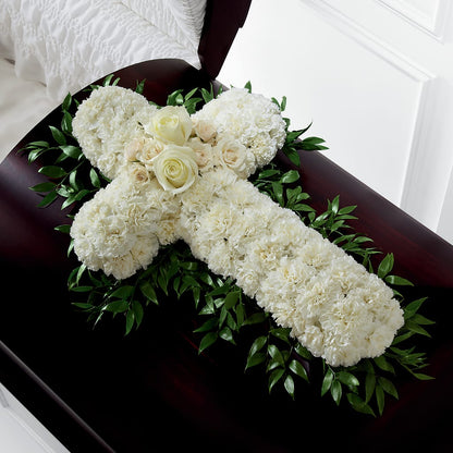 Peaceful Memories Casket Spray (Standard) – SIXTO'S FLOWER SHOP, Union City NJ