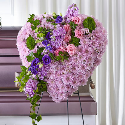 Treasured Love Standing Heart – SIXTO'S FLOWER SHOP, Union City NJ