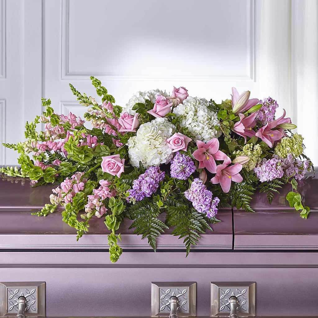 Life's Gratitude Casket Spray – SIXTO'S FLOWER SHOP, Union City NJ