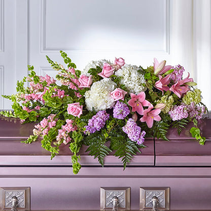 Life's Gratitude Casket Spray – SIXTO'S FLOWER SHOP, Union City NJ
