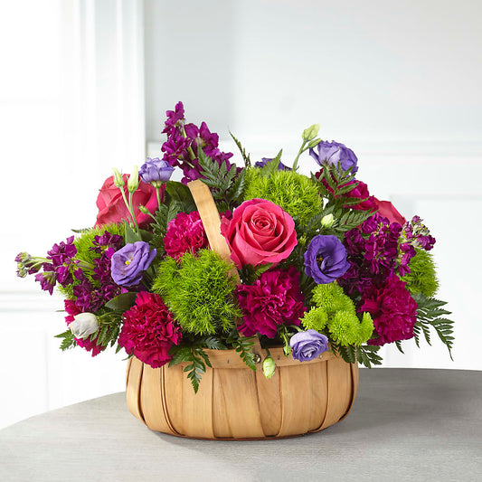Serene Sanctuary Basket – SIXTO'S FLOWER SHOP, Union City NJ