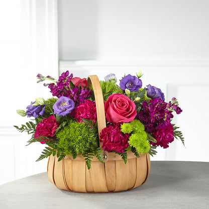 Serene Sanctuary Basket – SIXTO'S FLOWER SHOP, Union City NJ