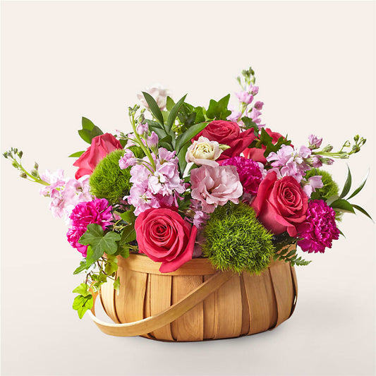 Radiance in Bloom Basket – SIXTO'S FLOWER SHOP, Union City NJ