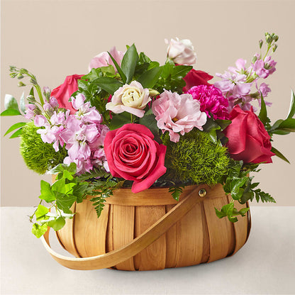 Radiance in Bloom Basket – SIXTO'S FLOWER SHOP, Union City NJ