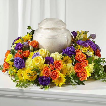 Blossoms of Remembrance Cremation Adornment – SIXTO'S FLOWER SHOP, Union City NJ