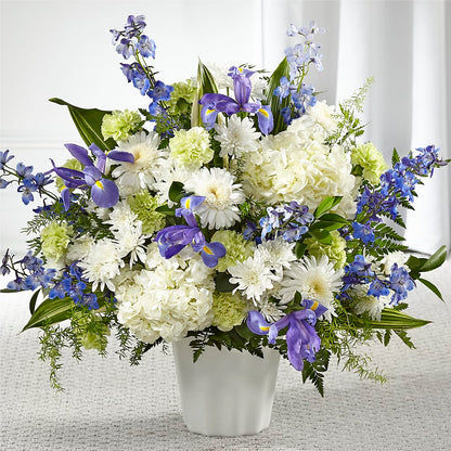 Soft Serenity Floor Basket – SIXTO'S FLOWER SHOP, Union City NJ