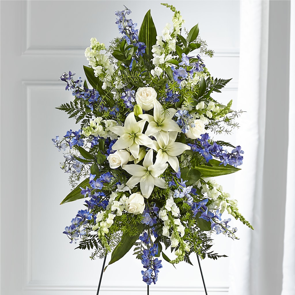 Faithful Friend Standing Spray – SIXTO'S FLOWER SHOP, Union City NJ