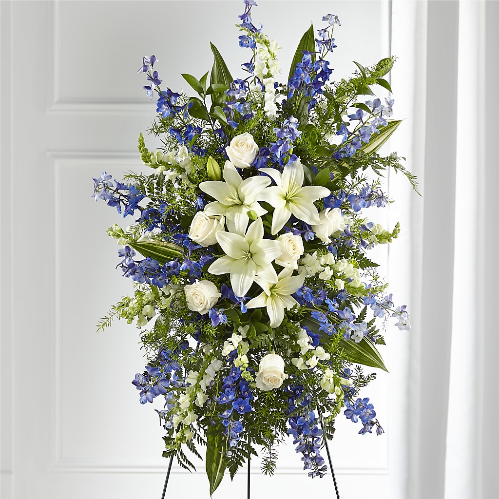 Faithful Friend Standing Spray – SIXTO'S FLOWER SHOP, Union City NJ