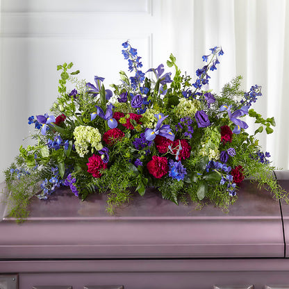 Always Treasured Casket Spray – SIXTO'S FLOWER SHOP, Union City NJ