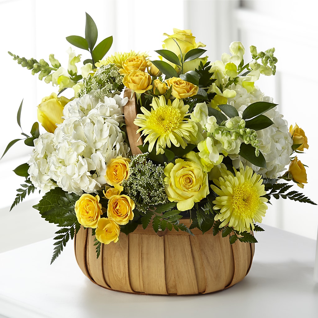 Rustic Remembrance Basket – SIXTO'S FLOWER SHOP, Union City NJ