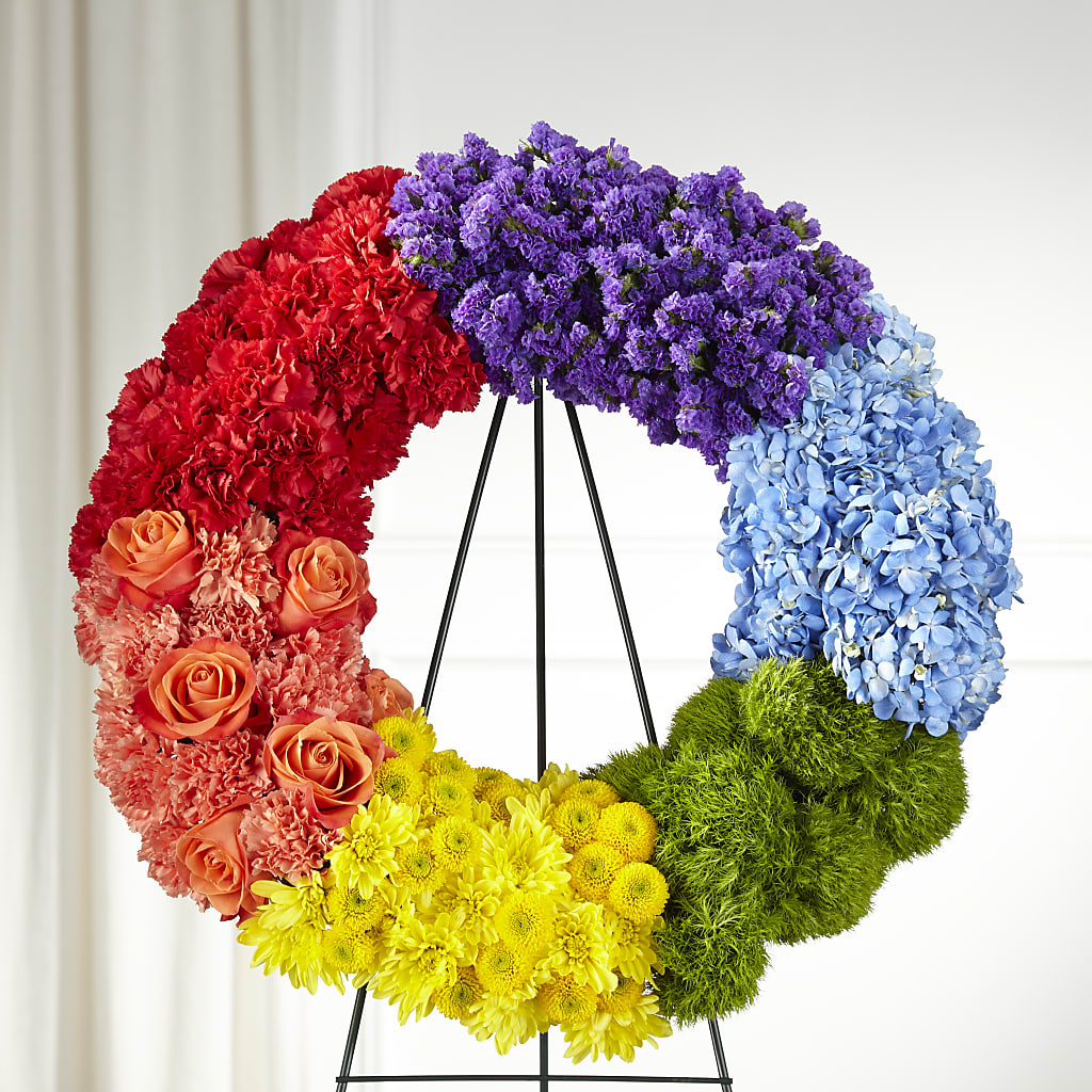 Circle of Love Wreath – SIXTO'S FLOWER SHOP, Union City NJ