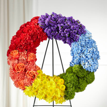 Circle of Love Wreath – SIXTO'S FLOWER SHOP, Union City NJ