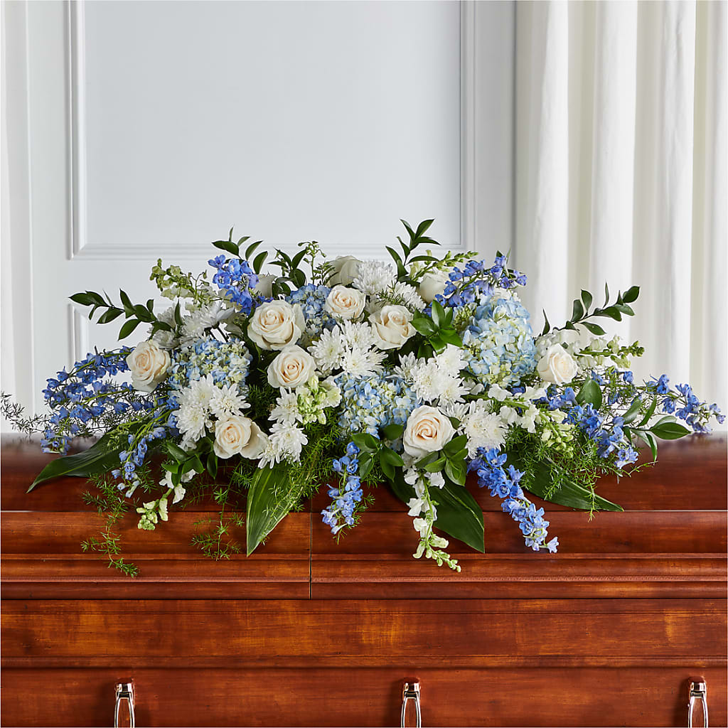 Timeless Essence Casket Spray – SIXTO'S FLOWER SHOP, Union City NJ