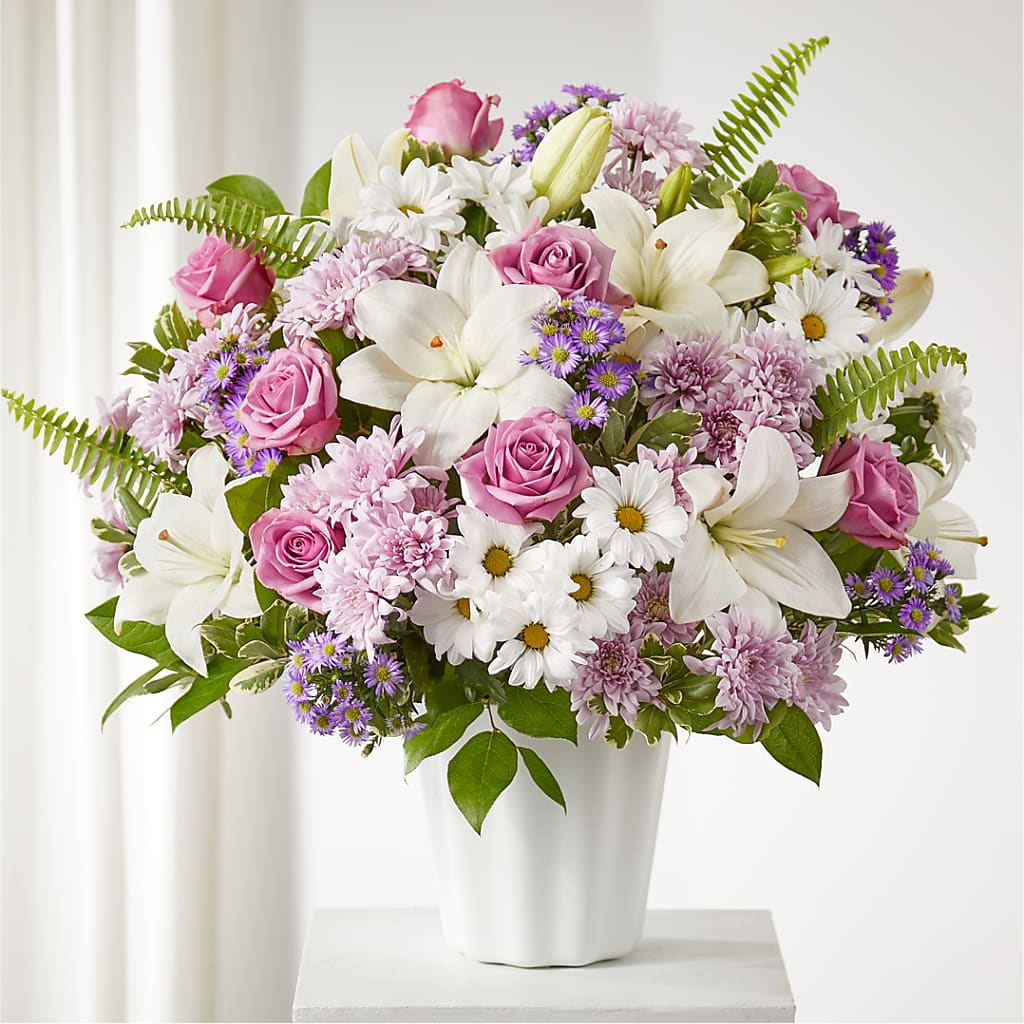 Warmest Thoughts Tabletop Basket – SIXTO'S FLOWER SHOP, Union City NJ