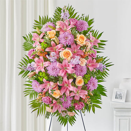 Love & Light Standing Spray – SIXTO'S FLOWER SHOP, Union City NJ