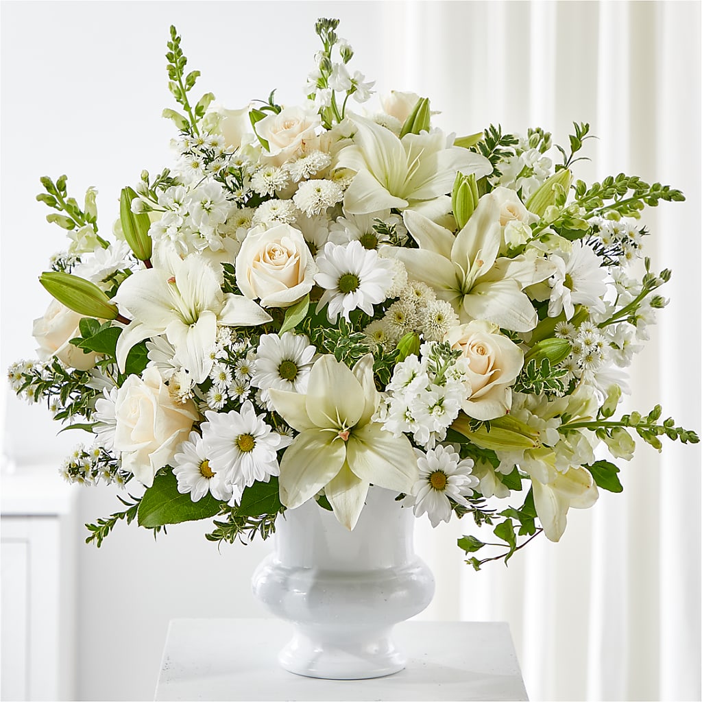 Uplifting Urn Arrangement – SIXTO'S FLOWER SHOP, Union City NJ