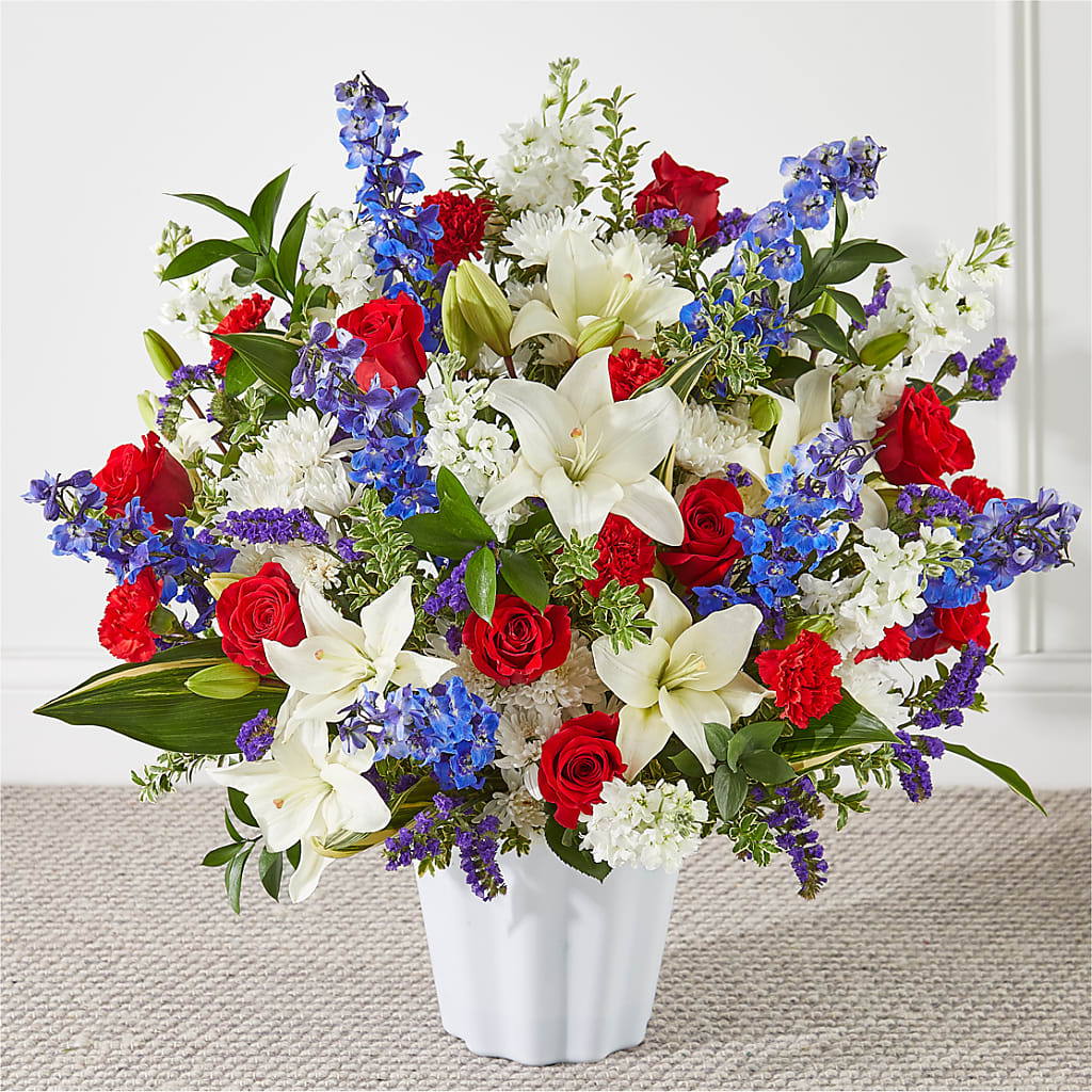 Consoled Floor Basket – SIXTO'S FLOWER SHOP, Union City NJ